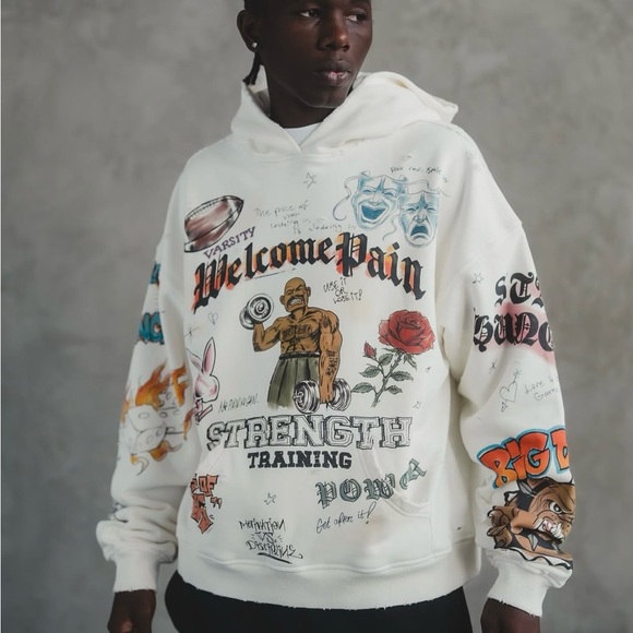 WP welcome pain hoodie